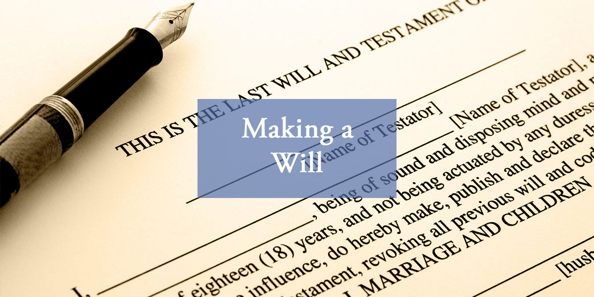 Making a Will